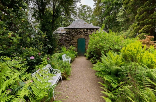 Hidden in a shruberry lies Curraghmore biggest gem - the shell house
